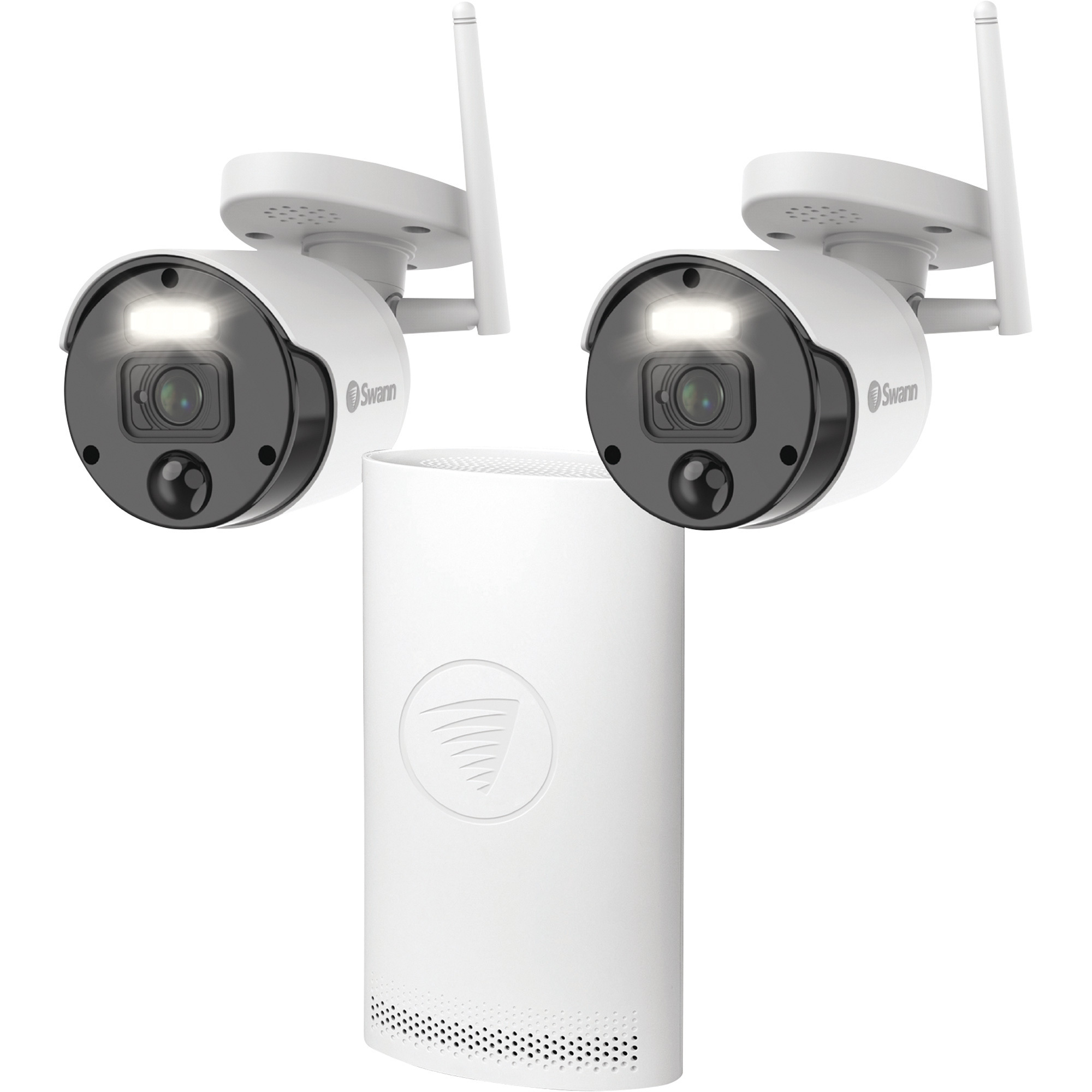 Swann Communications 1080P 4K NVR Security System, 4 Channels, 2 Cameras, 1TB hard Drive, Model# SWNVK-500KH2-US